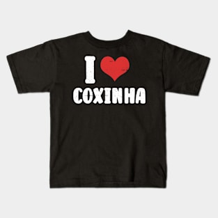 Coxinha, Love, Brazil, Street Food, Gift Kids T-Shirt